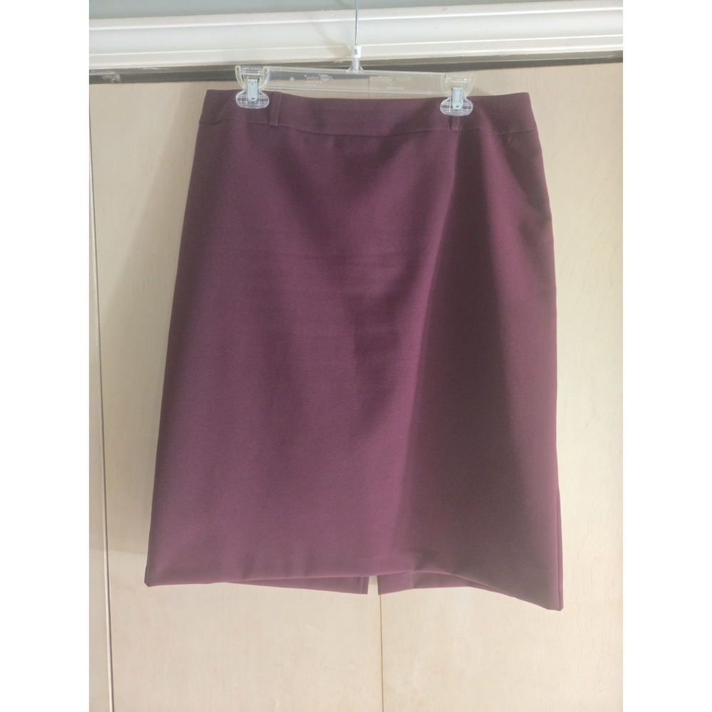 United Colors of Benetton Made in Italy Burgundy Pencil Skirt Women's 34 Waist